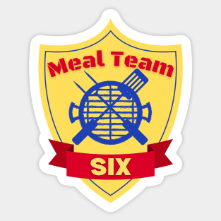 Meal Team Six Sticker